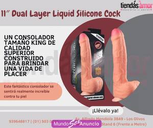 Dual Layer Liquid Silicone Cock 12″.