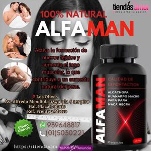 ALFAMAN aumenta el tono muscular AV. ALFREDO MENDIOLA 3849