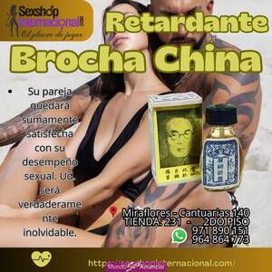 Retardante Brocha China Original - MIRAFLORES CANTUARIAS140