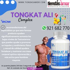 EVLution Nutrition, Complejo de tongkat ali, 800 mg, 60 cáp