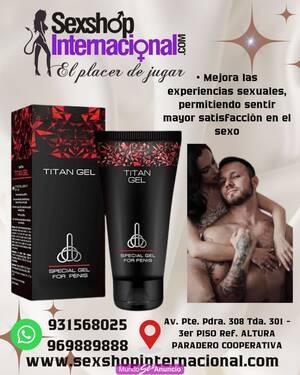 Titan Gel- La crema contiene componentes 100% seguros y que