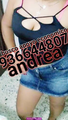 Soy andrea y busco apoyo económico 936644807