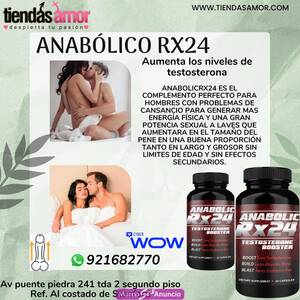 Anabólico Rx24 beneficiosos y componentes de este maravillo