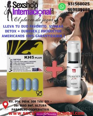 VIAMAX® DETOX KH5 PLUS  +  DURESEX SPRAY- EYACULACION PRECO