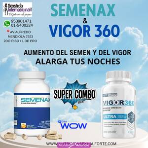 AUMENTA EL SEMEN-VIGOR ALARGA TUS NOCHES-VIGOR 360 SEMENAX