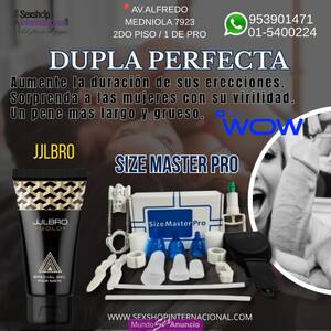 DUPLA PERFECTA MAS DURACION EN SUS ERECCIONES MAS GRANDE