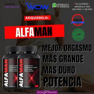 ALFAMAN MEJORA TU ORGANISMO PENE MAS GRANDE Y FUERTE