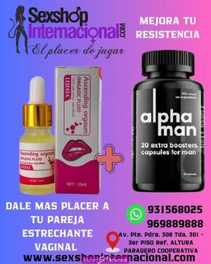 LIDORIA GEL DE ORGASMO ASCENDING + ALPHAMAN 20 CAPS ORIGINAL