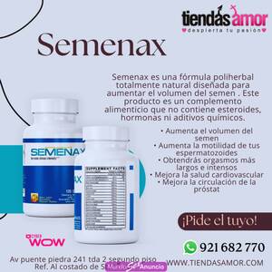 Semenax 90 pastillas Disfrutarás de la GRAN acción de bomb