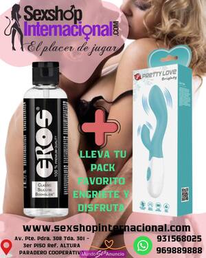 VIBRADOR RABIT BRIGTHY + LUBRICANTE SILICONA EROS 30ML