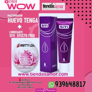 MASTURVADOR MASCULINO + LUBRICANTE SIYI