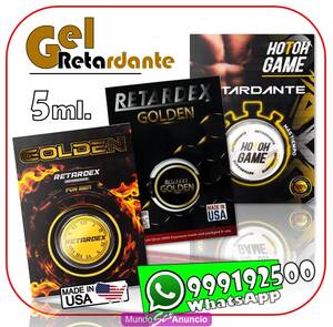 RETARDANTE MASCULINO - RETARDEX GOLDEN - SEXSHOP MIRAFLORES