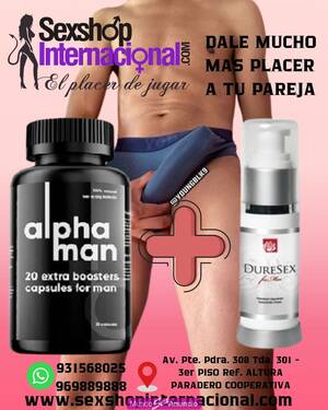 Alphaman 20 Caps Original + Duresex Spray