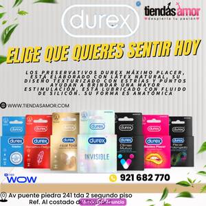 Preservativos Durex aquí para ayudarte a encontrar el cond