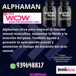 Alphaman Potenciador 100% Natural Efectivo