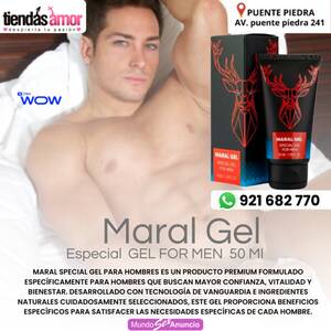 Maral Gel Especial Para Hombres 50 Ml  Desarrollado