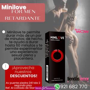 MiniLove for Men es el remedio natural y seguro para detene
