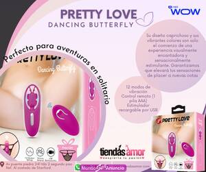 PRETTY LOVE VIBRADOR DE BRAGUITAS CON CONTROL REMOTO - MARIP