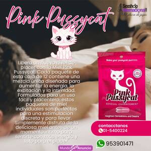 gatito rosa-pastilla para la mujer-
