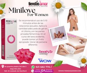 Gel Estimulador Orgásmico Femenino Minilove 10ml punto “G